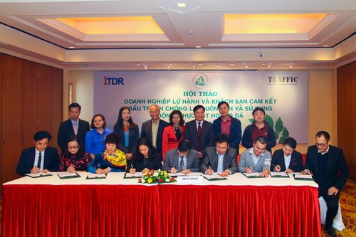 Các doanh nghiệp du lịch ký Tuyên bố ủng hộ Cam kết của cộng đồng doanh nghiệp lữ hành, khách sạn Việt Nam nhằm bảo vệ động thực vật hoang dã nguy cấp